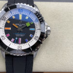 Часы Breitling Superocean Rainbow 42 мм — керамический безель, автоматический механизм, 300 м водозащиты