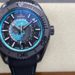 Seamaster Worldtimer Ceramic 43 мм — черная керамика, титановая карта мира и эффектный дизайн